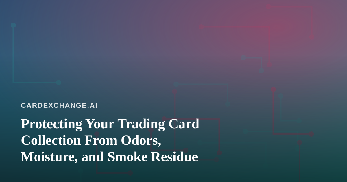 Protecting Your Trading Card Collection From Odors, Moisture, and Smoke Residue