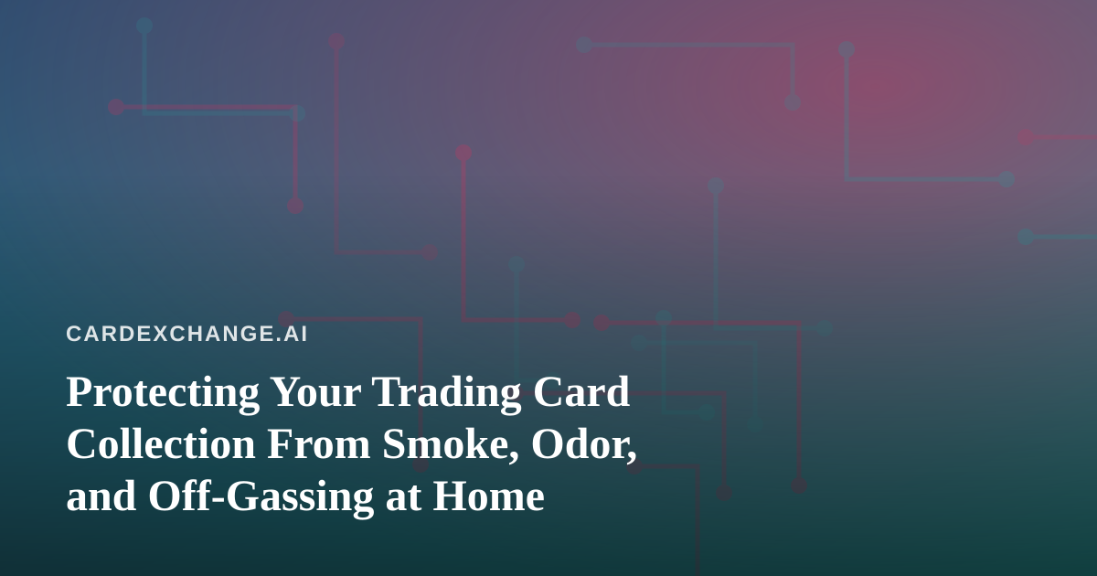 Protecting Your Trading Card Collection From Smoke, Odor, and Off-Gassing at Home